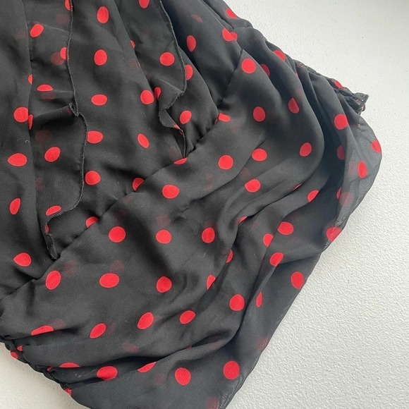 Women’s small Maurice’s dressy high neck with tie sleeveless shirt - Picture 4 of 4